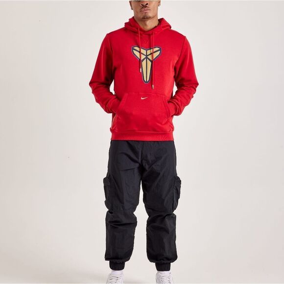 Nike Kobe Bryant Dri-FIT Pullover Hoodie Red Gold Men's XL Basketball HF0066-636 - Picture 5 of 14